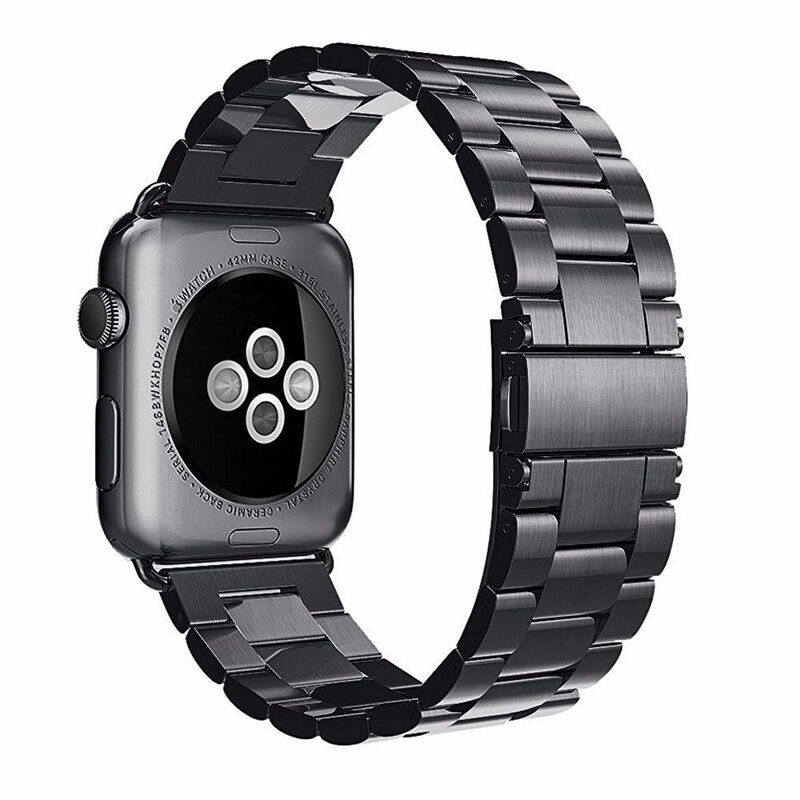 20mm 22mm Smart Watch Strap Fashion Luxury Gold Metal Replaceable Stainless Steel Watch Bands for Apple Watch