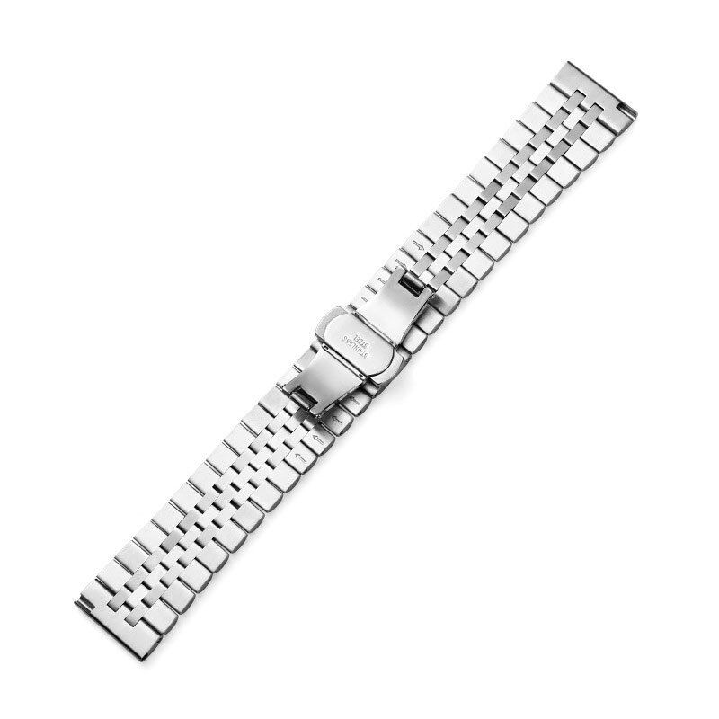 Metal Watch Strap 5 Beads 304 Stainless Steel WatchBand for Apple Watch Band Series 8 7 and 20mm 22mm for Samsung