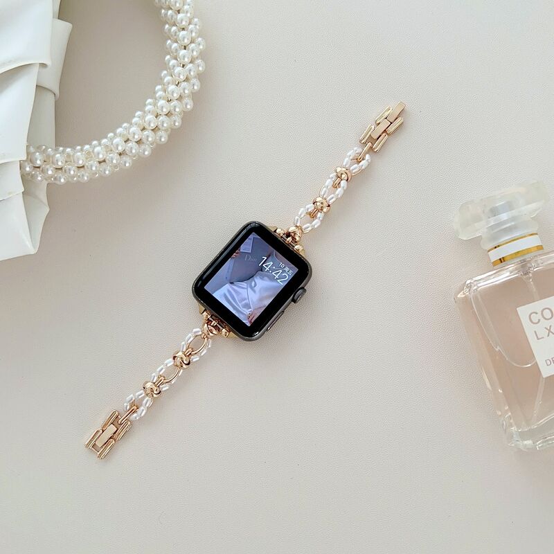 38mm to 49mm Women Fashion Bands Smart Watch Bands Strap Bracelet Lovely Charm Bracelets Bangle for Smart Watch Bands