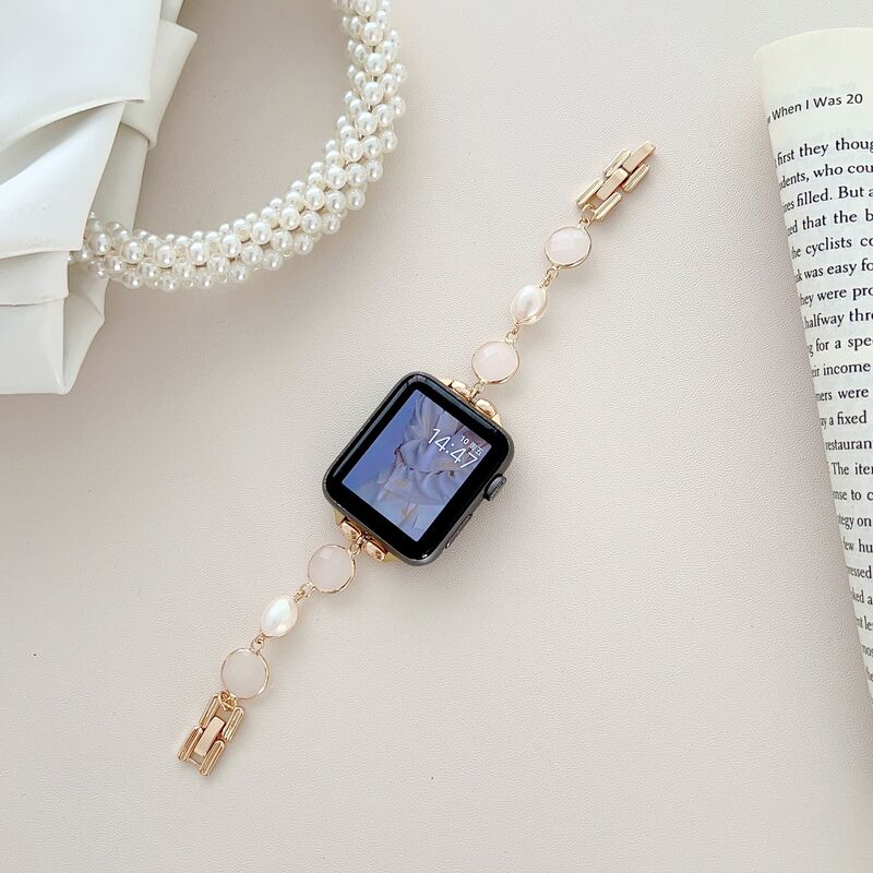 38mm to 49mm Women Fashion Bands Smart Watch Bands Strap Bracelet Lovely Charm Bracelets Bangle for Smart Watch Bands