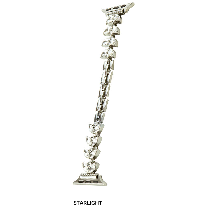 Fashion Diamond Smart Watch Bands for Apple Watch Metal Band 38mm Diamond Jewelry Charms Wristband for IWatch 7 8 9 SE