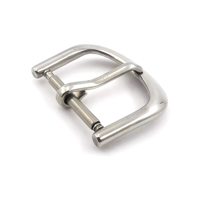 Custom Watch Clasp Manufacturer 6 10 12 14 16 18 20 22mm 316L Solid Stainless Steel Pin Watch Clasp 1.5mm Tongue for Watch Strap