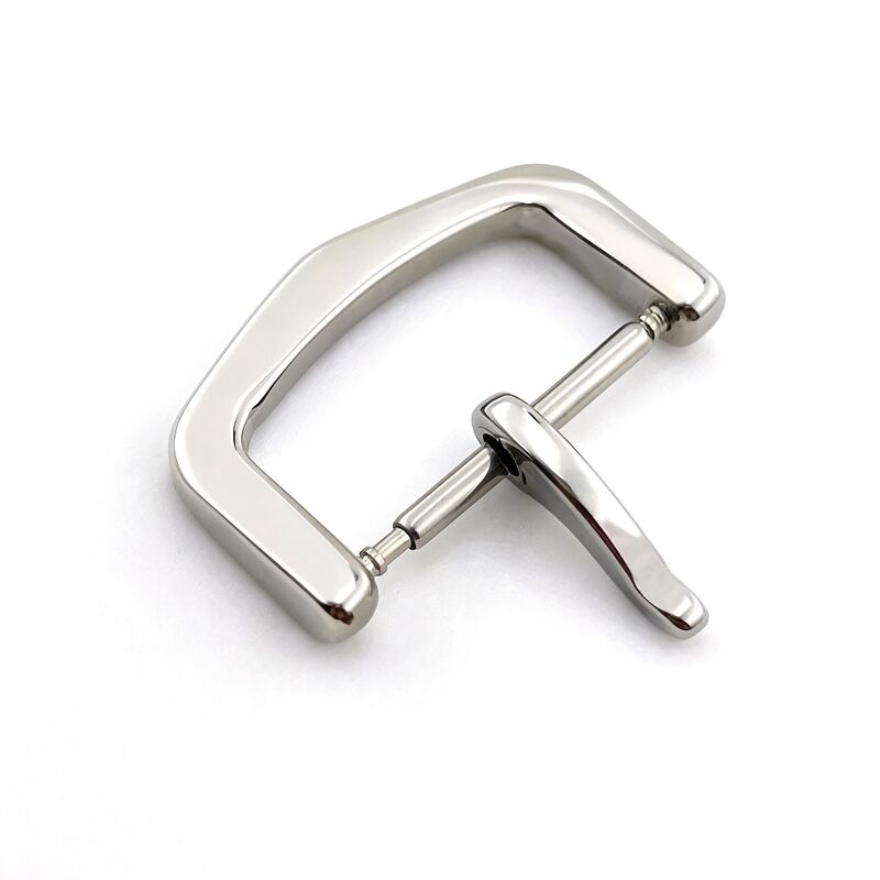 Custom Watchband Buckle Watch Clasp 316L Stainless Steel Small Watch Pin Buckle Size 16mm with 1.8mm Tongue