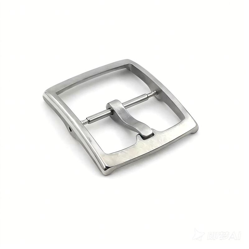 Custom Watch Clasp 316L Stainless Steel Polished Watch Strap Pin Buckle Clasp Size 19mm with 2.5mm Tonguer