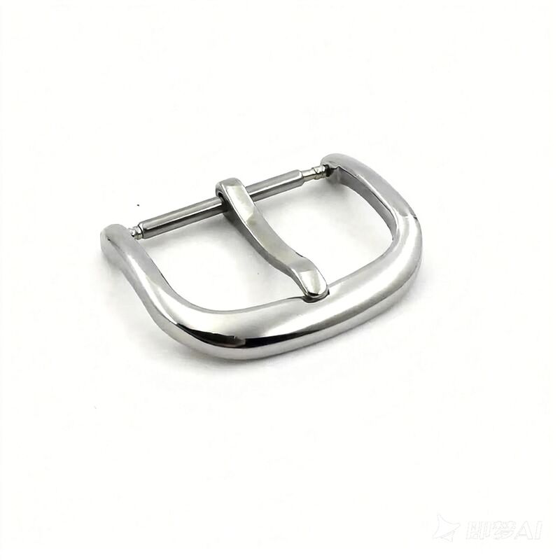 Custom Watch Clasp 316L Stainless Steel Polished Watch Strap Buckle Size 18mm with 2.0mm Soild Tonguer