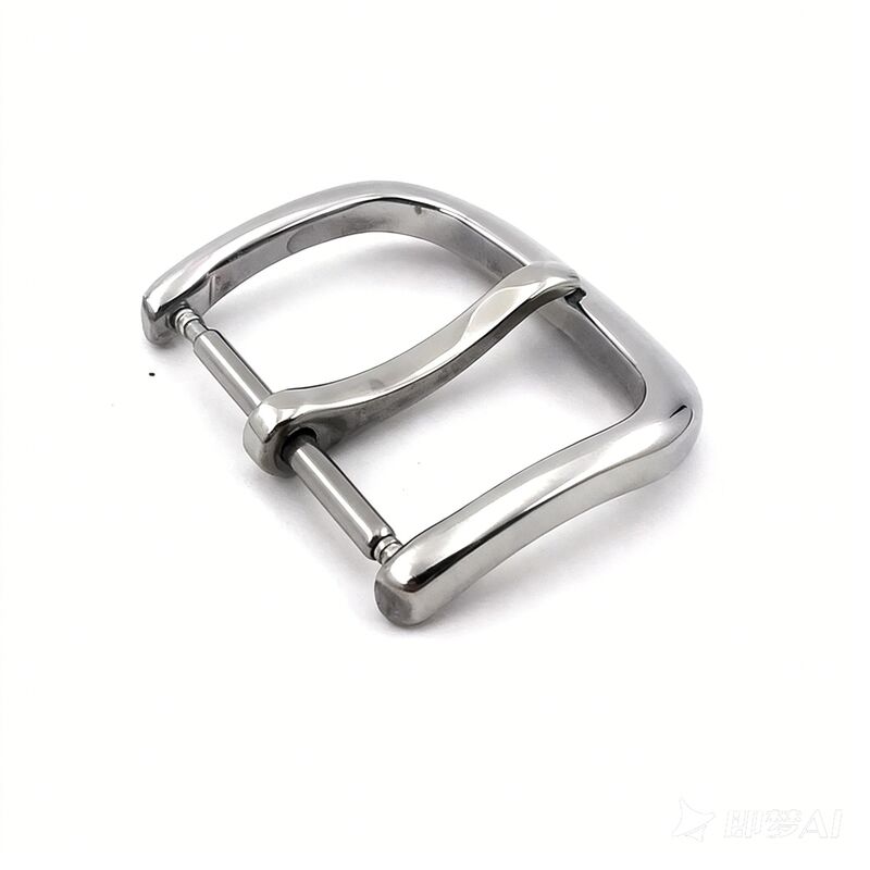 Custom Watch Clasp 316L Stainless Steel Polished Watch Strap Buckle Size 18mm with 2.0mm Soild Tonguer