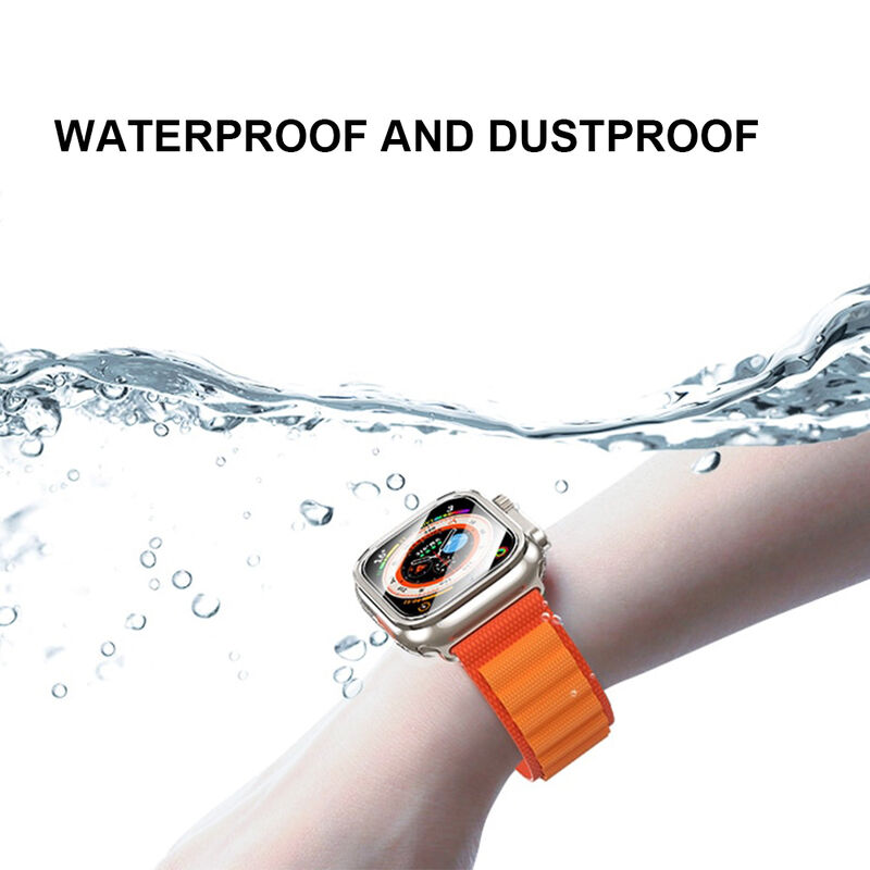 PC+Tempered Glass Protective Case and Screen Protector Case for Apple Watch Ultra 49mm