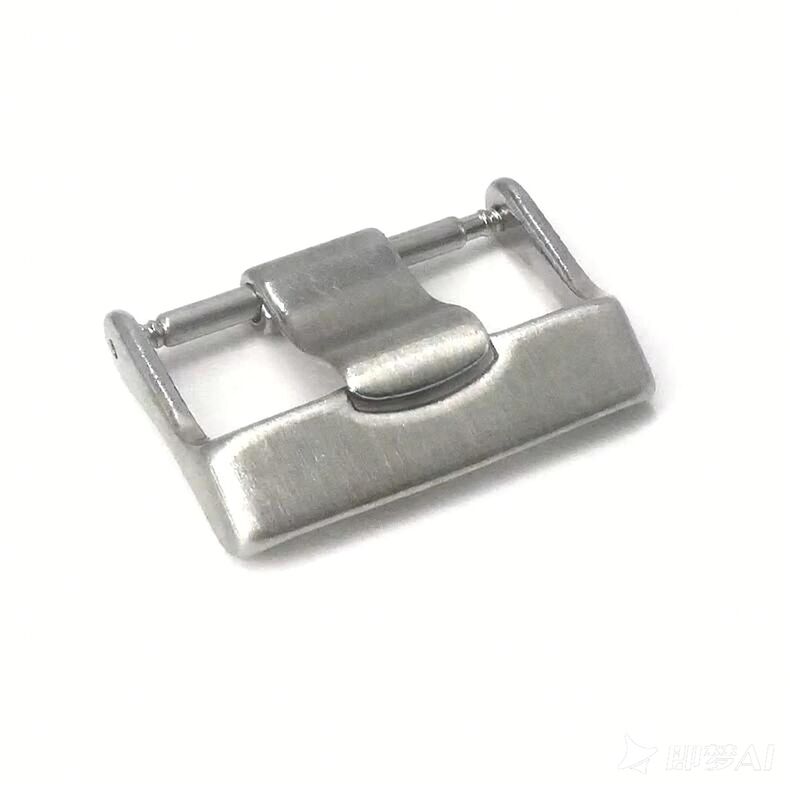 Custom Watch Clasp Factory  Solid 316 Stainless Steel Watch Pin Buckle  Tongue Pin Clasp for Wristwatch Strap 20 MM