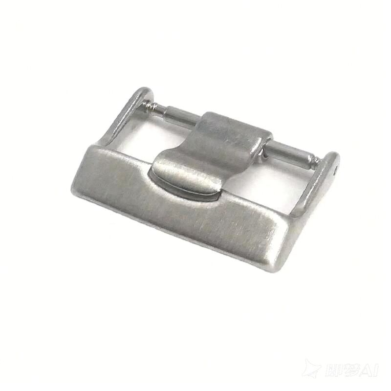 Custom Watch Clasp Factory  Solid 316 Stainless Steel Watch Pin Buckle  Tongue Pin Clasp for Wristwatch Strap 20 MM