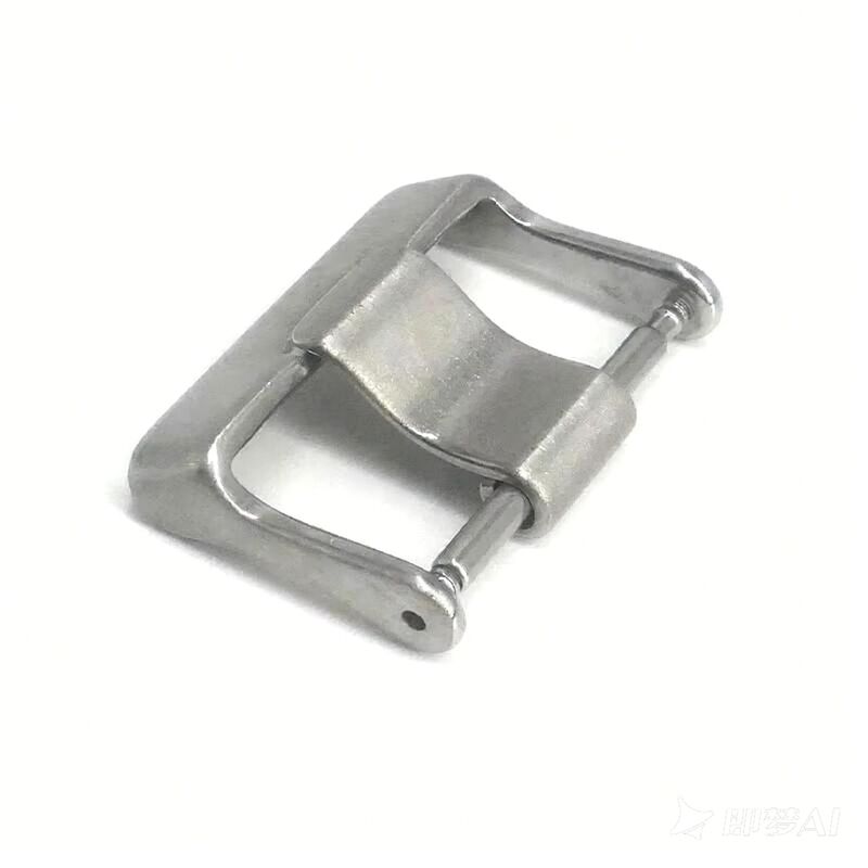 Custom Watch Clasp Factory  Solid 316 Stainless Steel Watch Pin Buckle  Tongue Pin Clasp for Wristwatch Strap 20 MM
