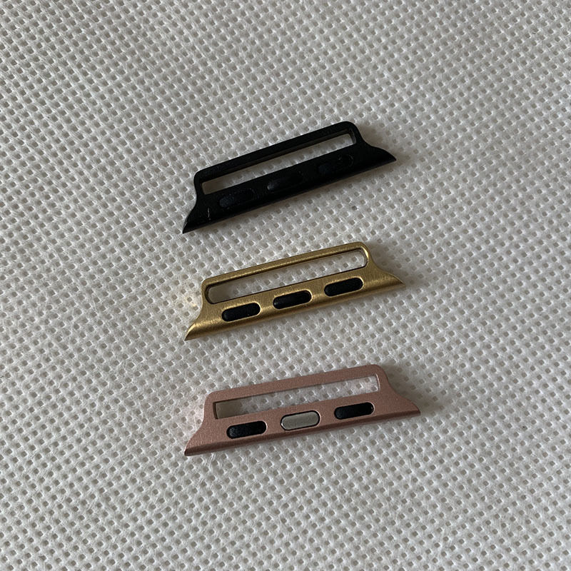 One Piece Design 316L Stainless Steel Special Connector Adapter for apple Watch Strap Band 38mm 40mm 42mm 44mm 41mm 45mm