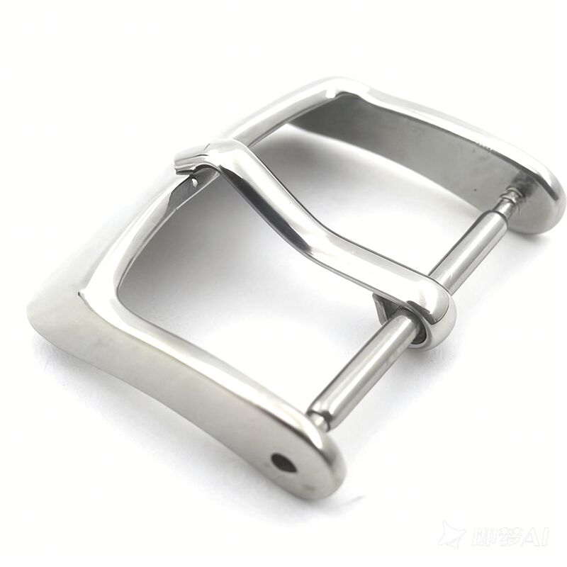 Custom Watch Pin Clasp Factory 316L Stainless Steel 18mm Watch Strap Buckle 2.0mm Tongue