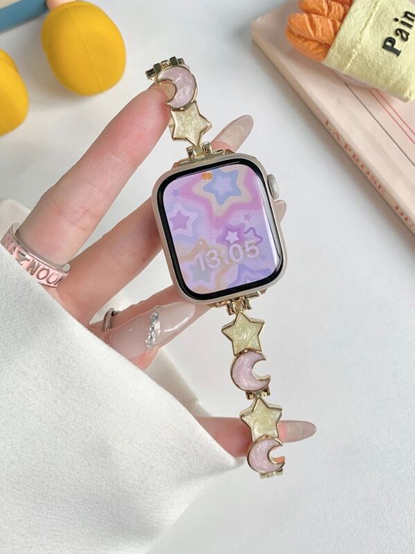 Elegant Stainless Steel Band for Apple Watch 9 8 7 6 SE 5 4 Slim and Durable Strap for IWatch 9 Ultra 2 49mm 42 44 45mm