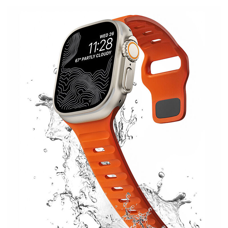 Factory Buckle Silicone Bands for I Watch Series Ultra 44/45/42/40/41/38mm Classic Rubber Smart Sport Strap for Apple Watch40 mm