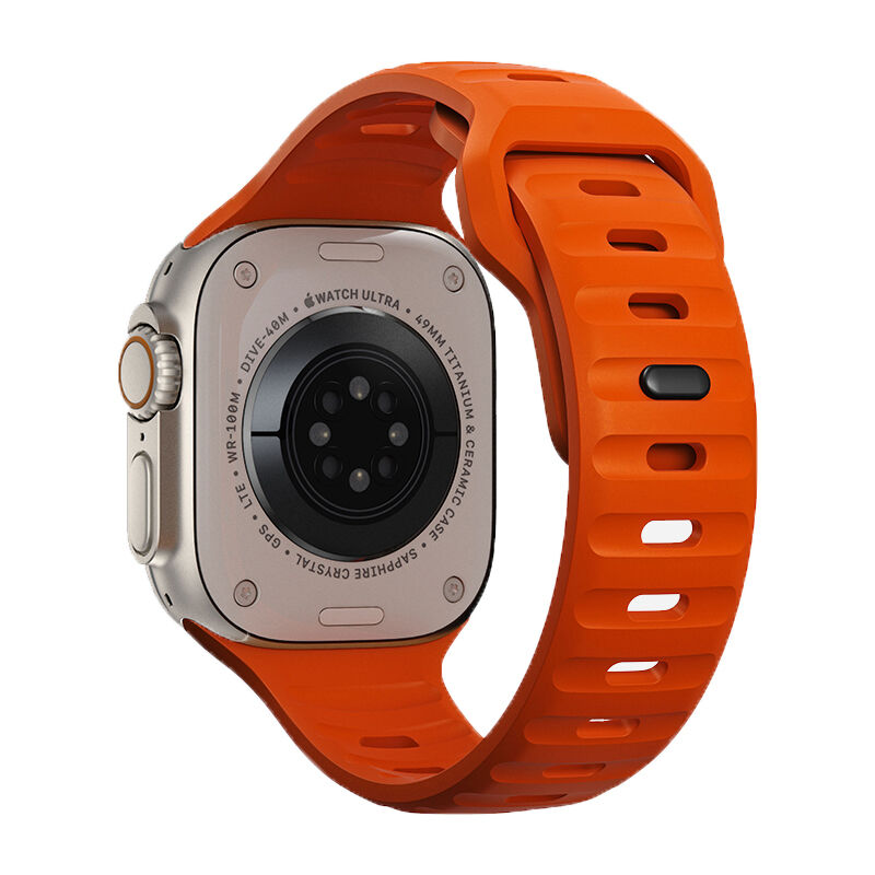 Factory Buckle Silicone Bands for I Watch Series Ultra 44/45/42/40/41/38mm Classic Rubber Smart Sport Strap for Apple Watch40 mm