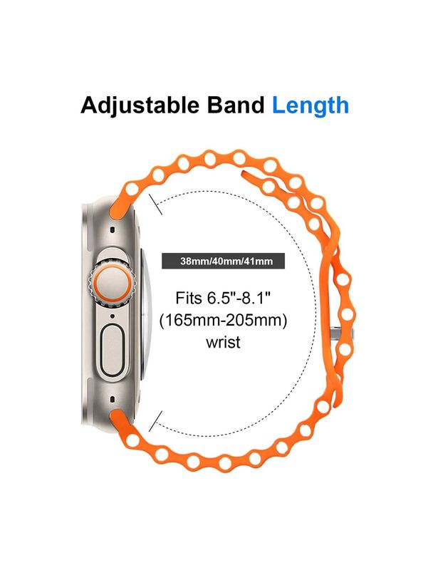 Custom Silicone Watch Strap Quick Release Sport Soft Rubber Band Luxury Ultra Watch for Apple Watch Band Accessories