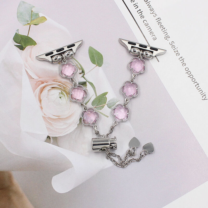 Stainless Steel Metal for Apple Watch Band 38mm  44mm Watch Series 8 7 6 5 4 3 2 1 Women Dressy Jewelry O-link Strap