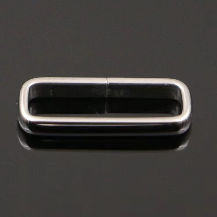 16-22 mm Square Stainless Steel Watch Strap Loop Keeper for Webbing Nylon Watch Straps