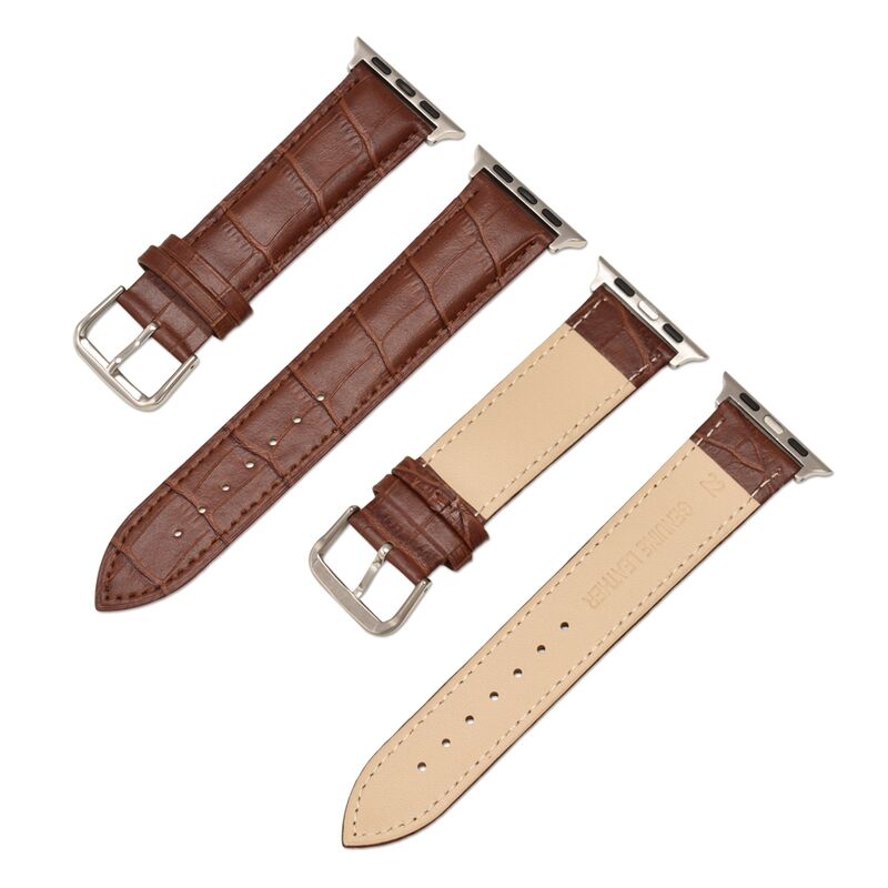 Wholesale 38mm 42mm 49mm Real Leather Watch Bands for I Watch Series 8 7 Genuine Leather Watch Strap