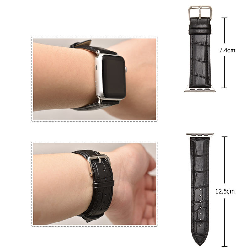Wholesale 38mm 42mm 49mm Real Leather Watch Bands for I Watch Series 8 7 Genuine Leather Watch Strap