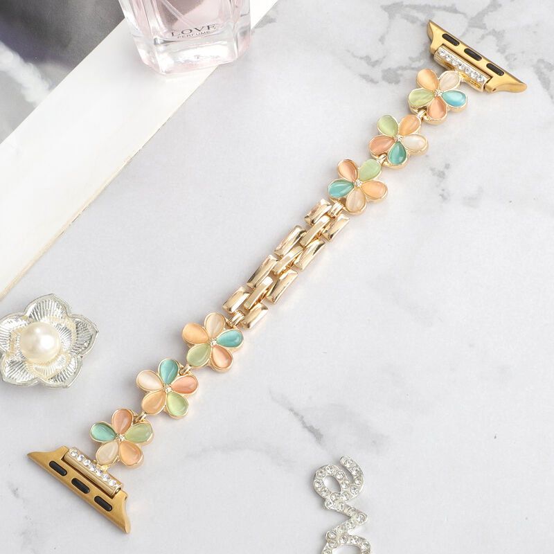 Luxury Women Replacement Watch Band for Apple Watch  Metal Strap  40mm 38mm 42mm for IWatch Series 8 7 6 5 4 3 2 Stainless Steel