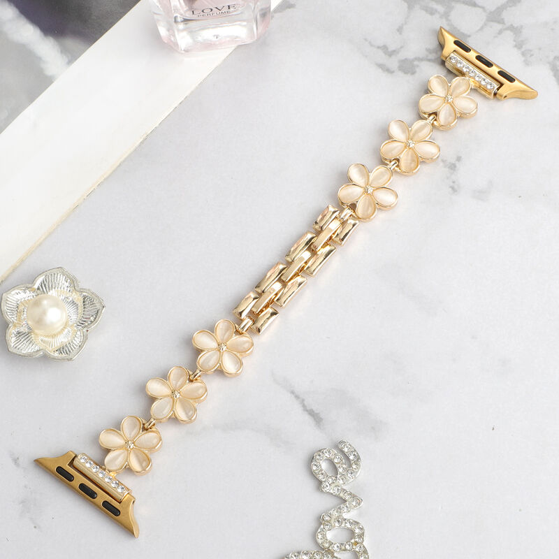 Luxury Women Replacement Watch Band for Apple Watch  Metal Strap  40mm 38mm 42mm for IWatch Series 8 7 6 5 4 3 2 Stainless Steel