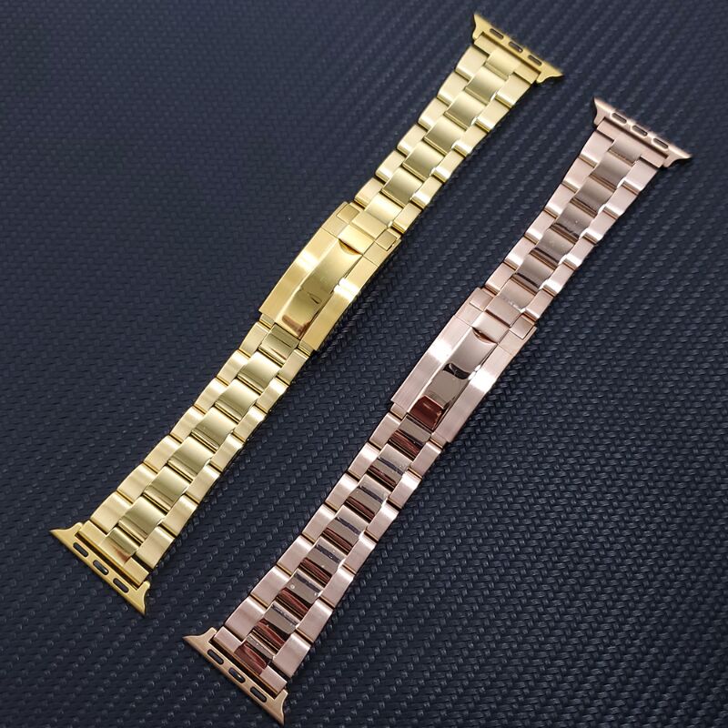 Business Metal Diving Strap for IWatch 7 SE 3 40/41/44/45mm Luxury Stainless Steel Band for Apple Watch Ultra 8 49mm Wristbands