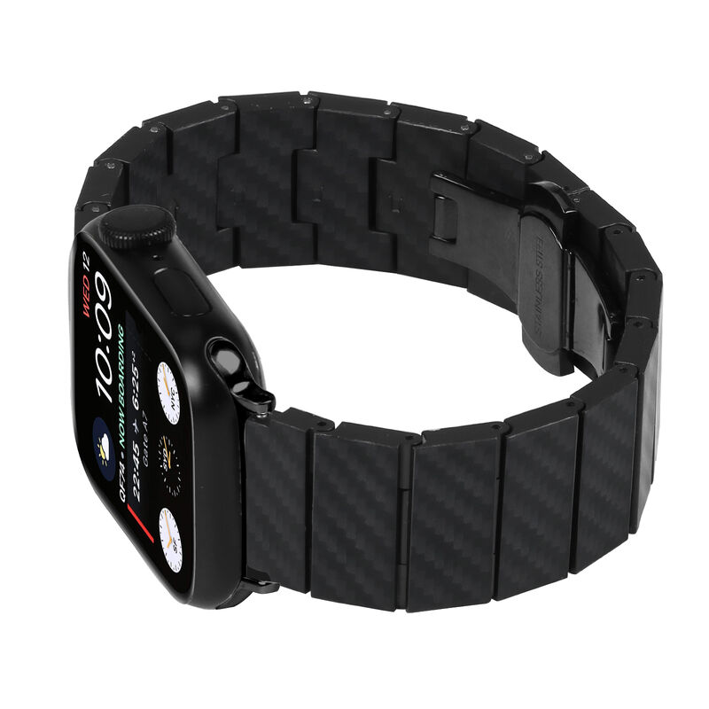 49/45/44/42 41/40/38 mm Luxury Sport Lightweight Waterproof True Carbon Fiber Watch Band Strap for Apple Watch