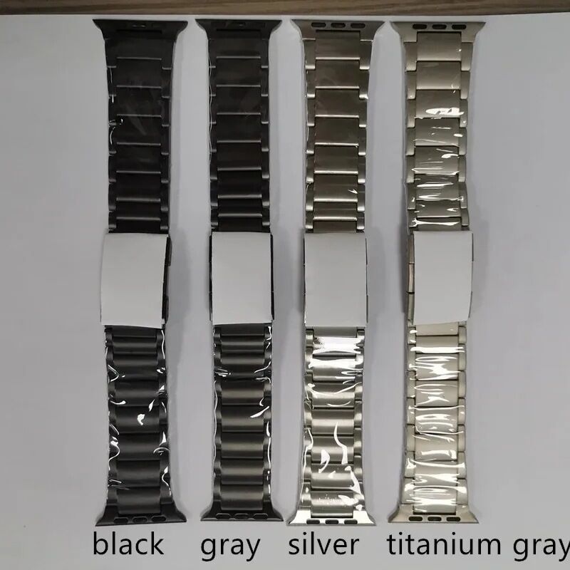 Folding Buckle Replacement Wrist Luxury Business Man Pure Original Buckle Titanium Alloy Band for apple Watch ultra 2 49mm