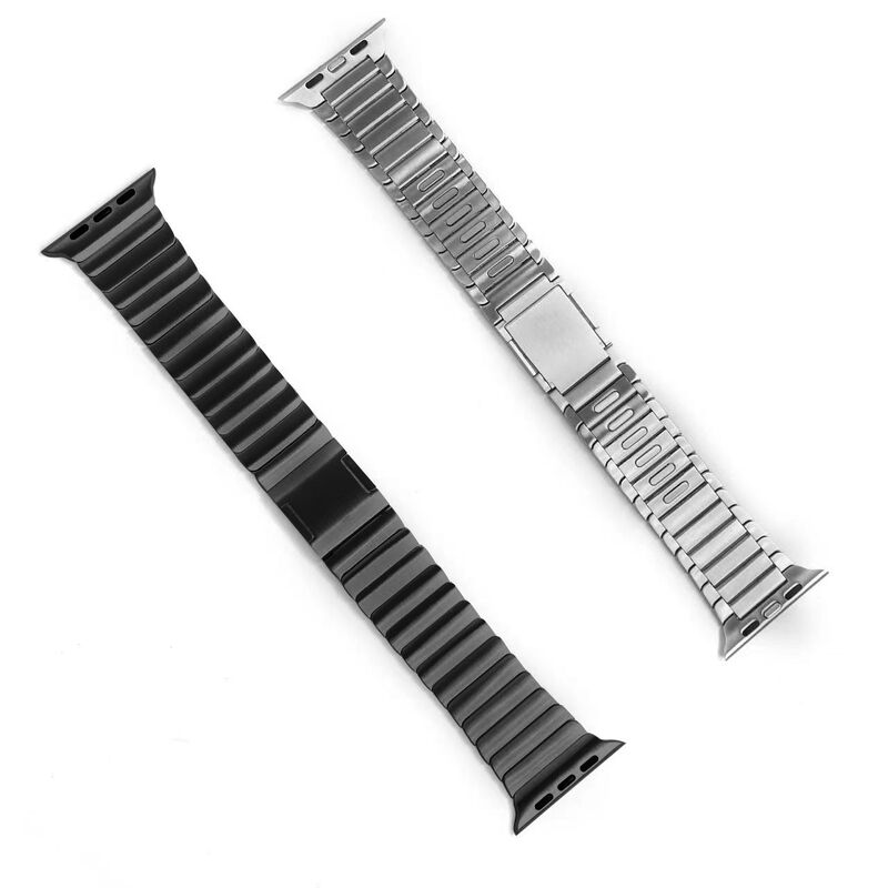 Luxury Stainless Appl Watch Ultra Titanium Color 316L Metal Band Strap for Apple Smart Watch Ultra Titanium Magnetic Buckle Band