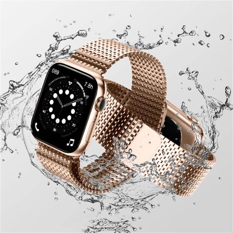 40mm 41mm 44mm 45mm 49mm Luxury Magnetic Suction Loop Stainless Steel Metal Strap Band for Apple Watch 9 8 7 6 5 4 Ultra