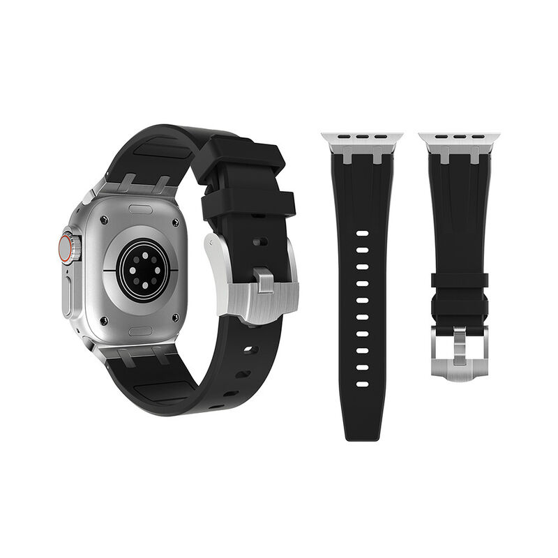 Silicone Strap Sports Soft Rubber Band Ultra 49/45/44/42//41/40/38mm for apple Watch 8 7 6 5 4 SE Fashion Bracelet