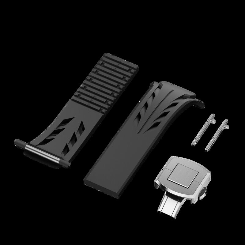 Rubber Watch Band Bracelet I Watch 10/9/8 Ultra 2 Sport Adjustable Luxury Soft 42/44/45/49  mm for Apple Watch Strap