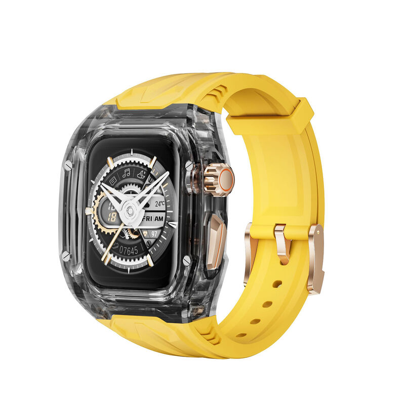 Transparent Fashion Protective Case for Apple Watch SE/5/6/7/8/9 Generation New Anti-Drop Smart Watch Cases
