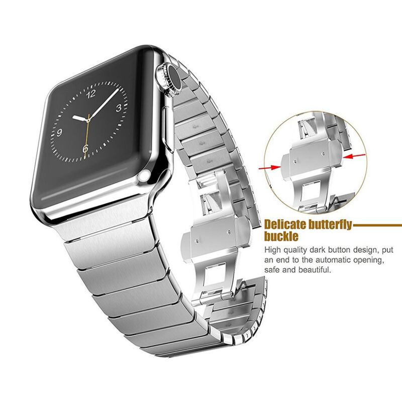 Luxury Stainless Steel Band IWatch Bands Accessories Waterproof 38 42 40 44MM Ultra Metal Strap Bracelet for Apple Watch