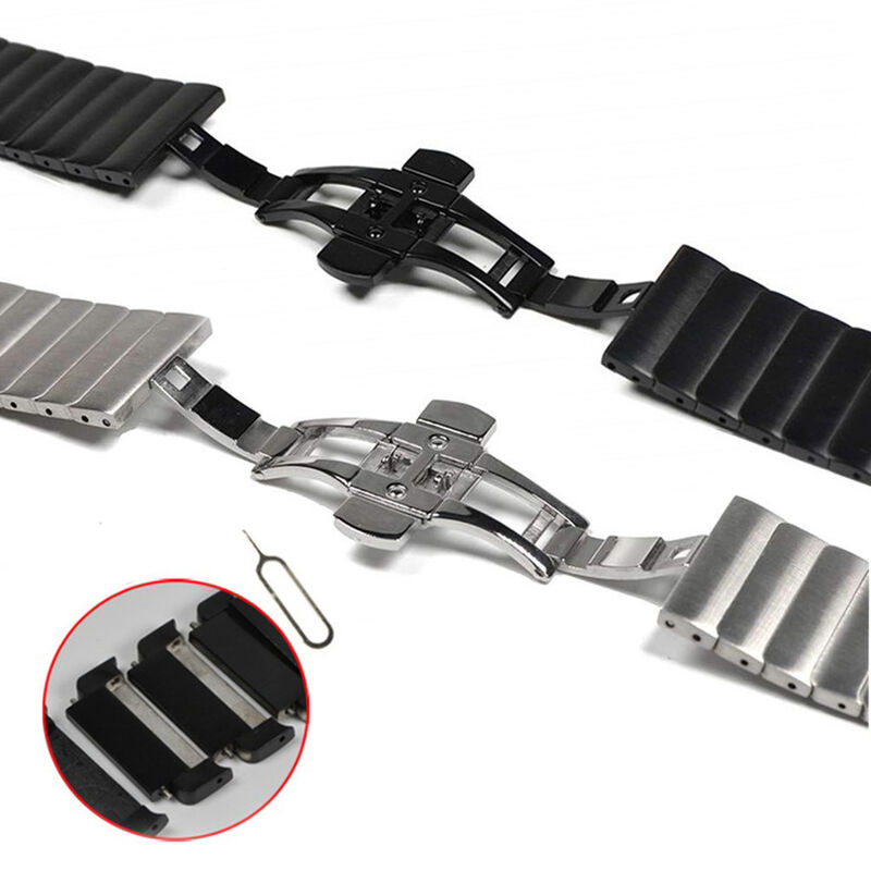 Luxury Stainless Steel Band IWatch Bands Accessories Waterproof 38 42 40 44MM Ultra Metal Strap Bracelet for Apple Watch