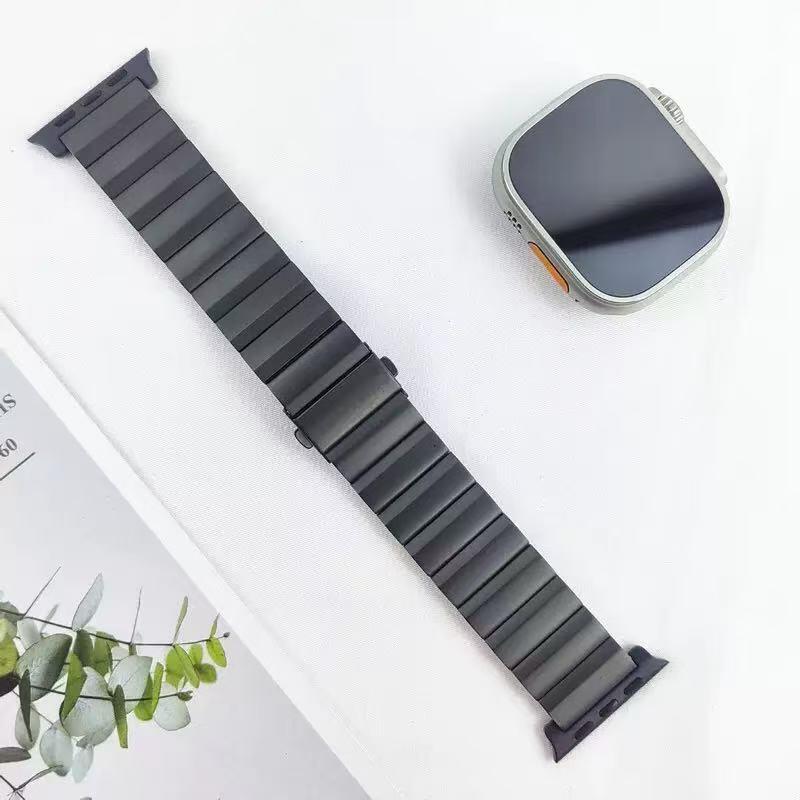 Titanium Watch Band Strap for Apple Watch Band Ultra 45mm 44mm 49mm 41mm 40mm Metal Bracelet I Watch Band Series SE