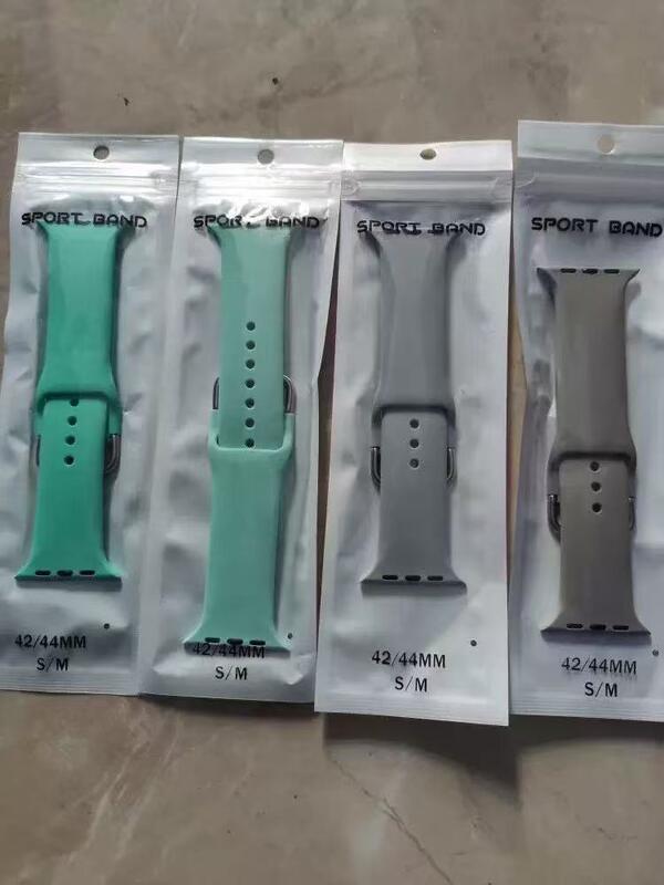 Silicone Watch Strap for Apple Watch Series 11 10 Ultra 3 2 38mm 42mm 46mm 49mm Sport for Women's Men for Apple Watch Bands
