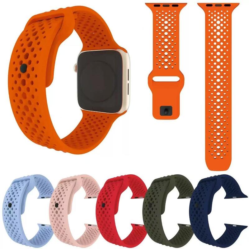 Luxury Ultra 1 2 Series SE 7 8 9 10 49mm 44mm 45mm 46mm 41mm Sport Men Women Silicone Sport for Apple Ultra 2 Watch Band