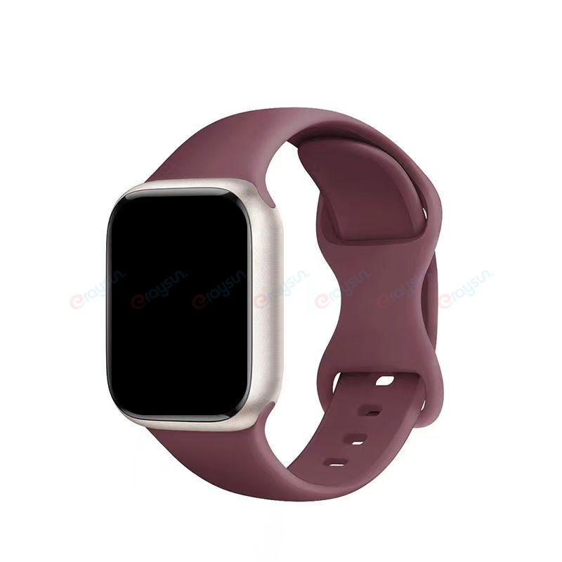 Custom Premium for Apple Watch Band Series 10 9 8 7 SE Fashion Women's Ultra 2 1 49mm 44mm 45mm 46mm Luxury Silicone Watch Strap