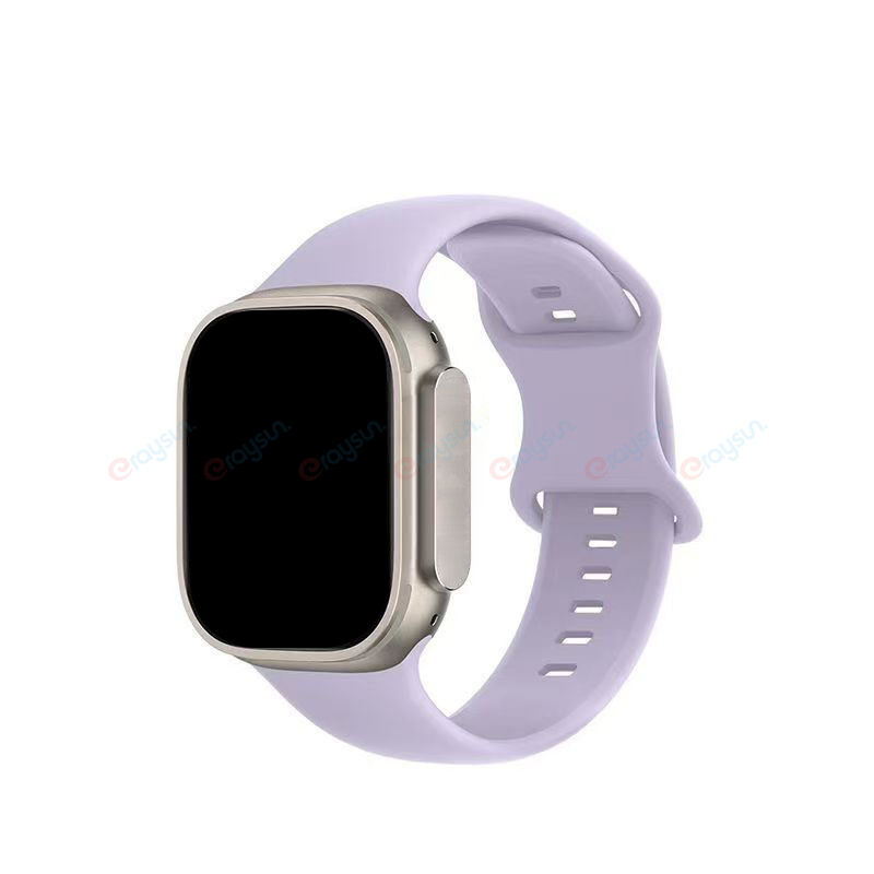 Custom Premium for Apple Watch Band Series 10 9 8 7 SE Fashion Women's Ultra 2 1 49mm 44mm 45mm 46mm Luxury Silicone Watch Strap