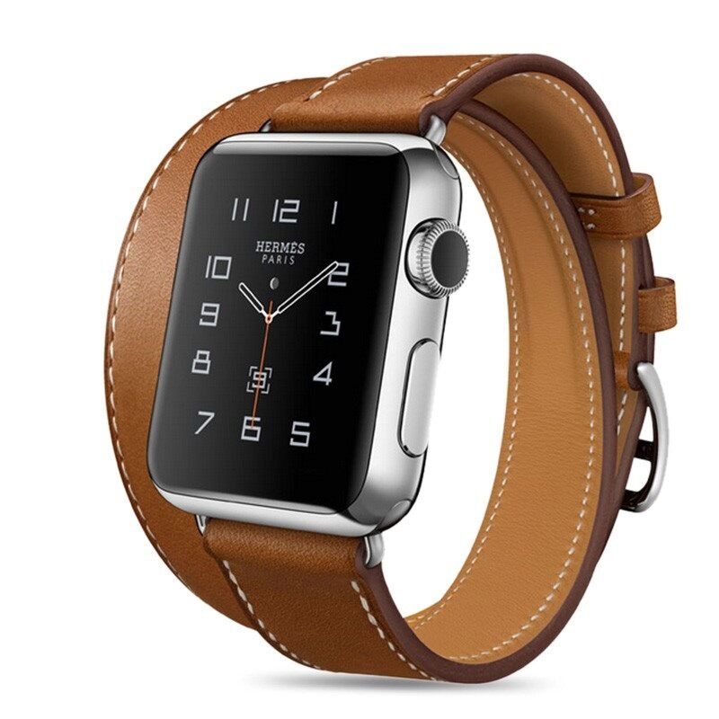 Bida Wholesale Luxury PU Leather Sport/Fashion for Watch Straps Breathable Band 14mm IWatch Series 5.6.7.8 38mm/40mm/42mm/44mm