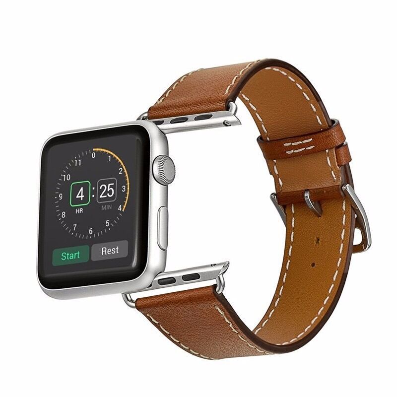 Bida Wholesale Luxury PU Leather Sport/Fashion for Watch Straps Breathable Band 14mm IWatch Series 5.6.7.8 38mm/40mm/42mm/44mm