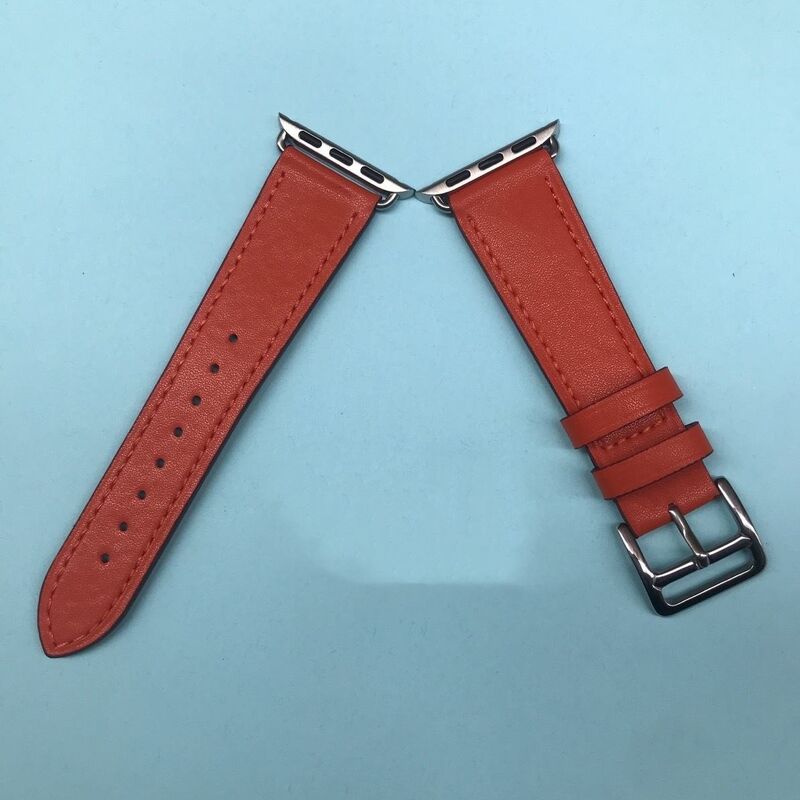Bida Wholesale Luxury PU Leather Sport/Fashion for Watch Straps Breathable Band 14mm IWatch Series 5.6.7.8 38mm/40mm/42mm/44mm