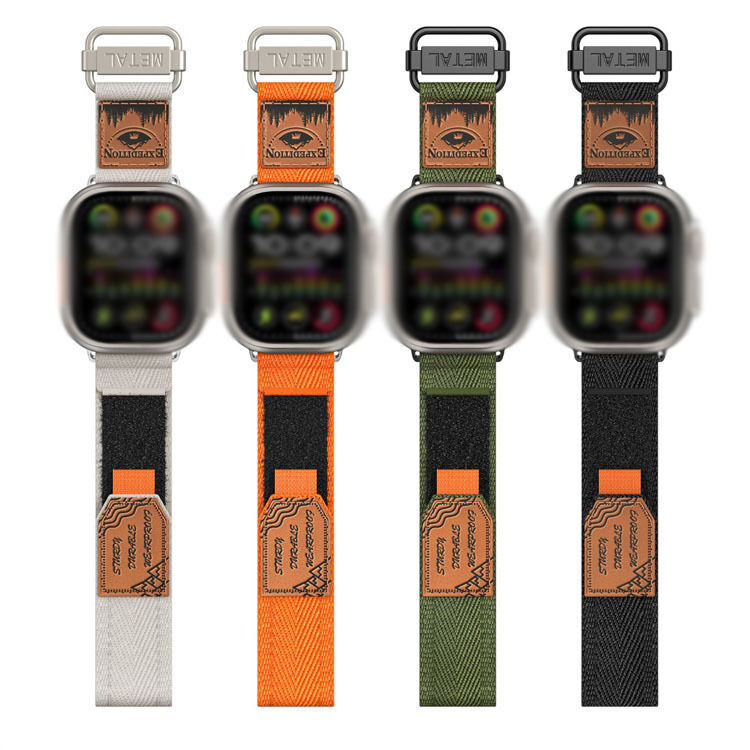 New Design Smart Watch Wristband Men Women Watchband 42mm 45mm 49mm Fabric Nylon Watch Band Strap for Smart Watch Series 9 8 7