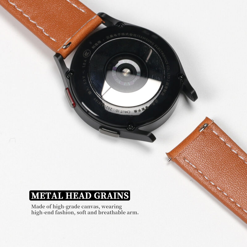 Classic Buckle Luxury 20mm 22mm Wrist Watch 4 Band Strap for Samsung Galaxy Watch4