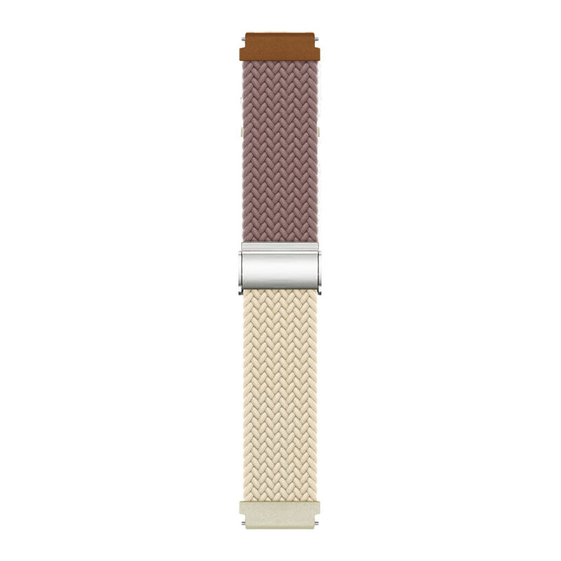 Double Color Smart Watch Elastic Braided Solo Nylon Woven Knit Strap for Samsung Watch Band