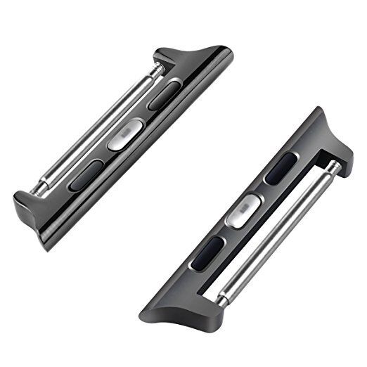 Custom LOGO 316L Stainless Steel Smart Watch Band Screw Connector Buckle Adapter for Apple 7 Watch Series 6 5 4 3 2 1