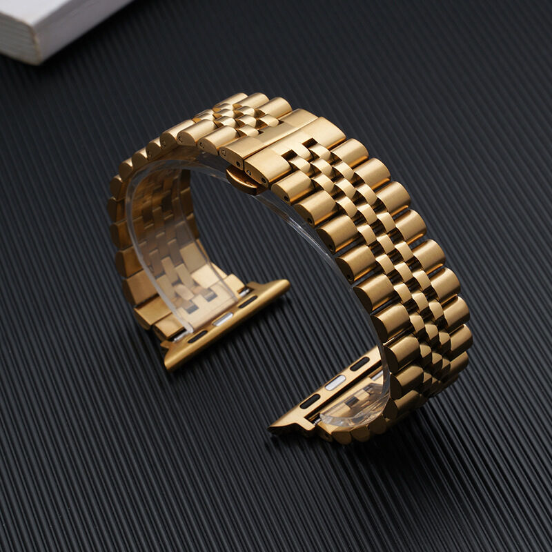 Stainless Steel Smart Watch Chain NEW Luxury Stainless Steel Watch Band Fit for apple Watch 8/7/6/5/4/3/2/1 Unisex Watch Chain