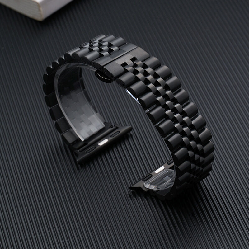 Stainless Steel Smart Watch Chain NEW Luxury Stainless Steel Watch Band Fit for apple Watch 8/7/6/5/4/3/2/1 Unisex Watch Chain